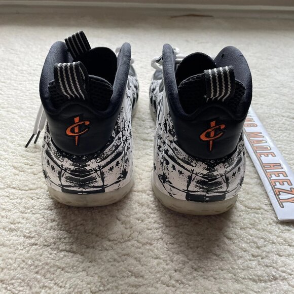 [US 10.5] NIKE AIR FOAMPOSITE ONE Shattered Backboard Shoes Black White main image 4